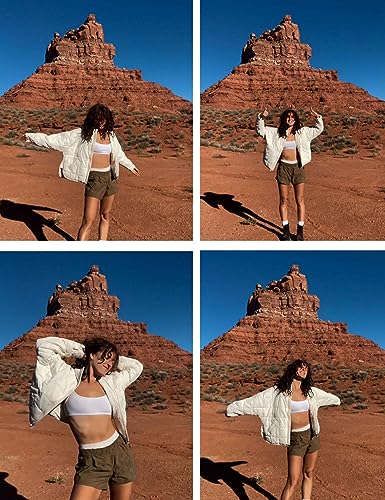 Xiaoxuemeng Womens Quilted Puffer Jacket Zip Up Lightweight Padded Coat Outwear2