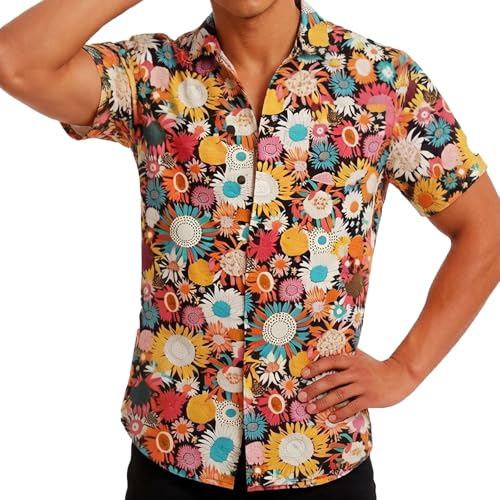 Chemise Henley homme manches longues sans repassage pour l'été décontracté