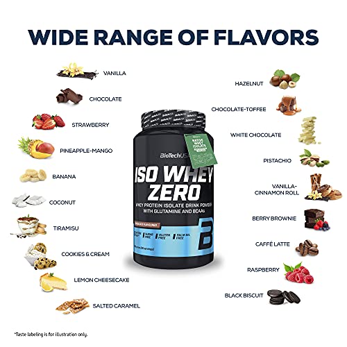 BioTechUSA Iso Whey ZERO, Lactose-, gluten- en suikervrij premium wei-eiwitisolaat, 908 g, Banaan - Image 3