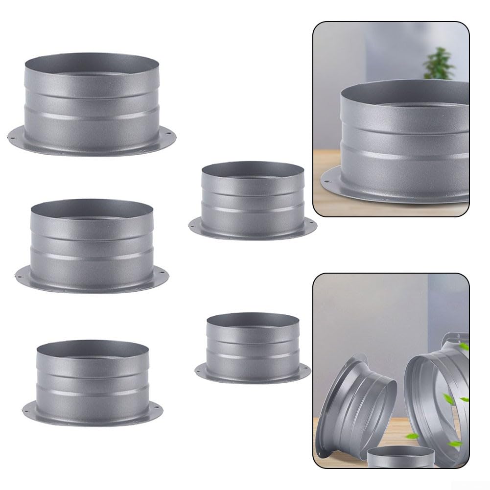 Flangia Per Condotto Ventilazione 100mm - In Metallo Zincato, Con Fascetta In Acciaio Inox - Foto 11