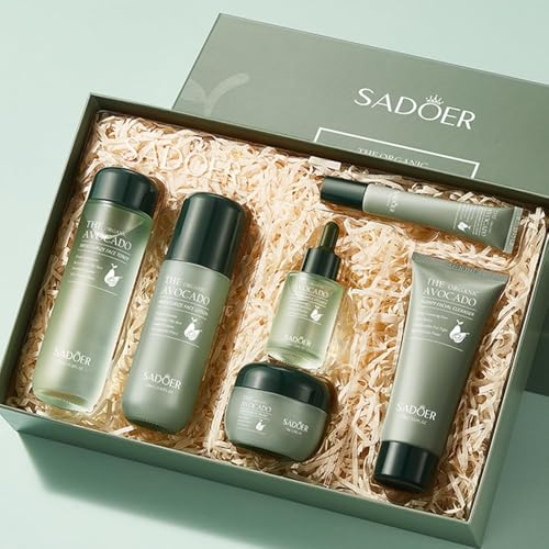 6pcs-Avocado-Skincare-Kit-Skin-Care-Gift-Set-with-Facial-Cleanser-Toner-Lotion-Face-Serum-Face-Cream-Eye-Cream-For-Hydrating-Skin-Anti-Aging-Skin-For-Women-Teen-Girls-Large-6-Count