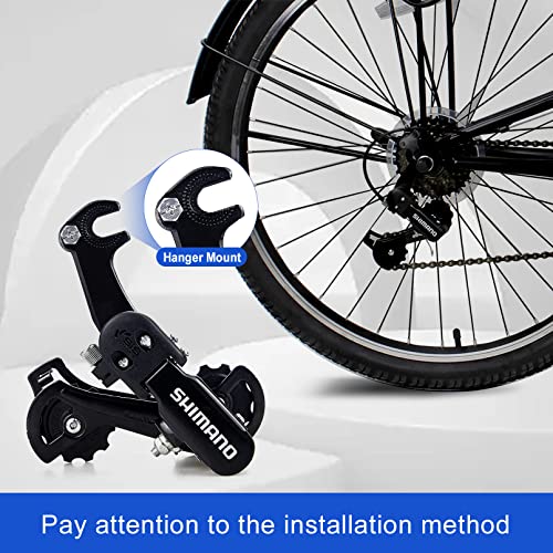 Shimano Bike Rear Derailleur 6/7 Speed Direct Mount/Hanger Mount For Mountain Bicycle （Zk-Rdtz31A/Hanger Mount） #TOP4
