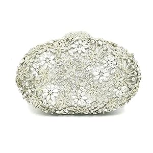 LKESWLE Bridal Wedding Party Purse Crystal Portemonuss vrouwen avondfeest kristalklauwen (Color : As shown, Size : One size)