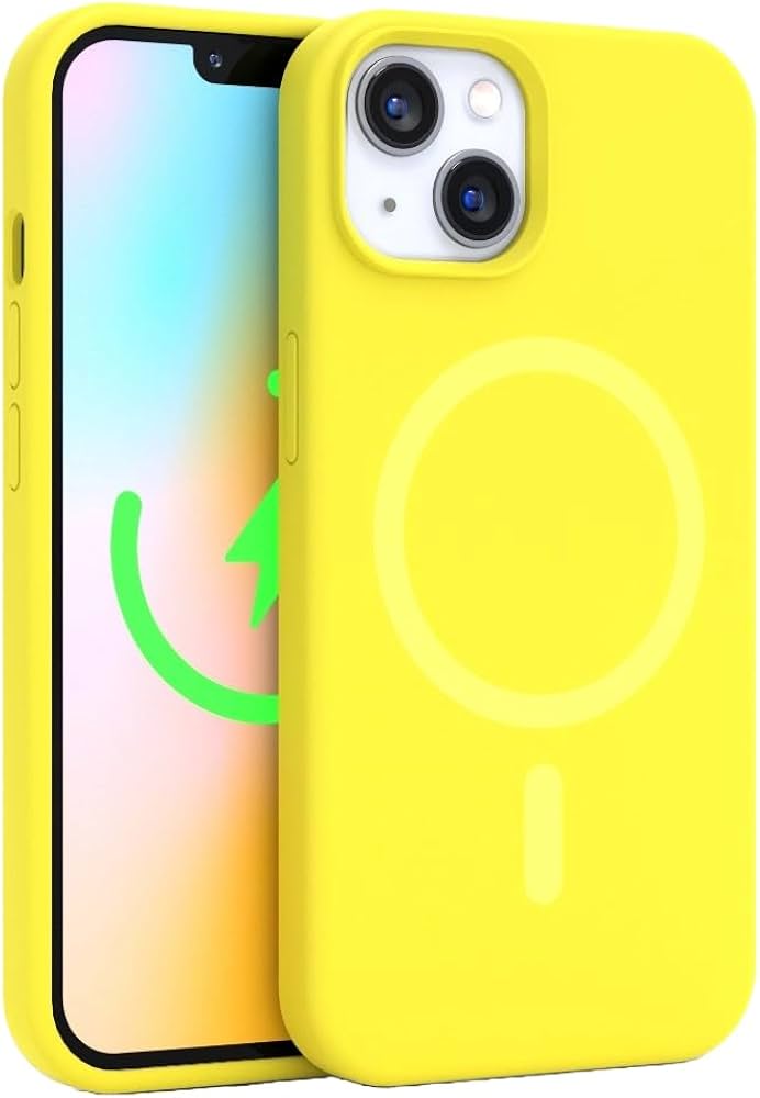 Amazon.com: FELONY CASE - Stylish Neon Yellow Case for iPhone 15