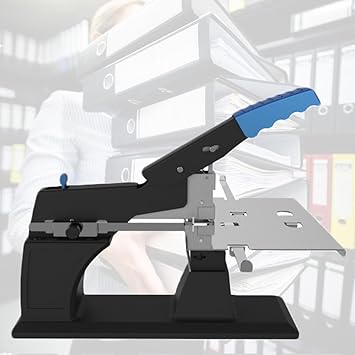 JOSBY 60 Sheet Capacity Desktop Stapler, A3, A4 Heavy Duty Bookbinding Machine, Max Thickness 6.5mm, Saddle&Flat Stapler with Stoppers, Adjustable Paper Depth, for Household, School, Office, Library