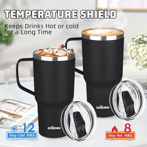 GUDEMAO 20 oz Ceramic Travel Mug