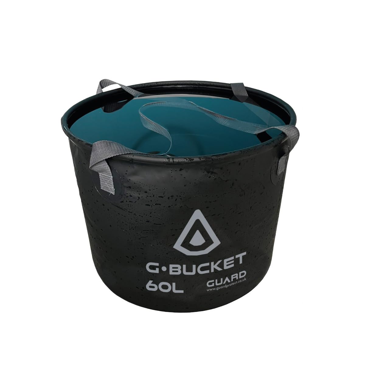 GUARD® G.BUCKET waterproof wetsuit change bucket, massive 60 litre capacity. Great for camping storage. Ideal for surfing, swimming and camping. Strong welded construction with carry handles.