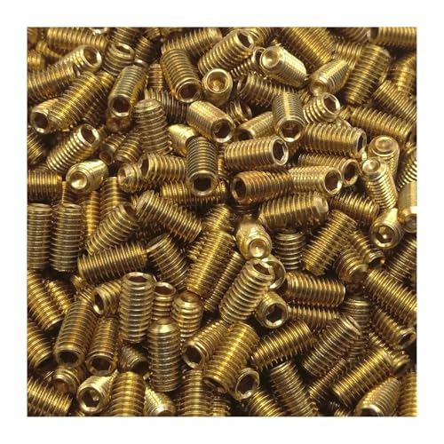 QASTGDE 2-20PCS DIN916 ^JZbgXN[ M1.6 M2 .5 M3 M4 M5 M6 M8 wbhXZp\PbgOu(5MM_M6 10PCS)