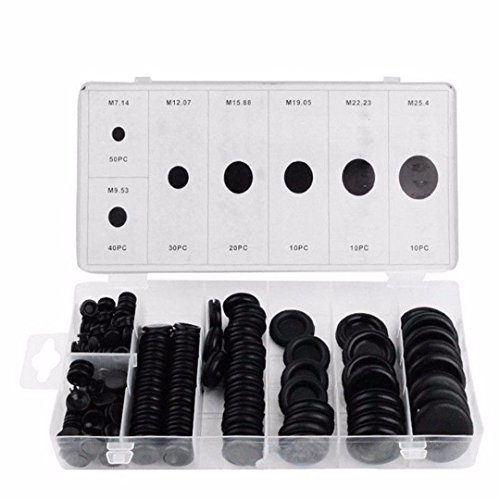 Rubber Grommet Firewall Hole Plug Set Electrical Wire Gasket Assortment (170)