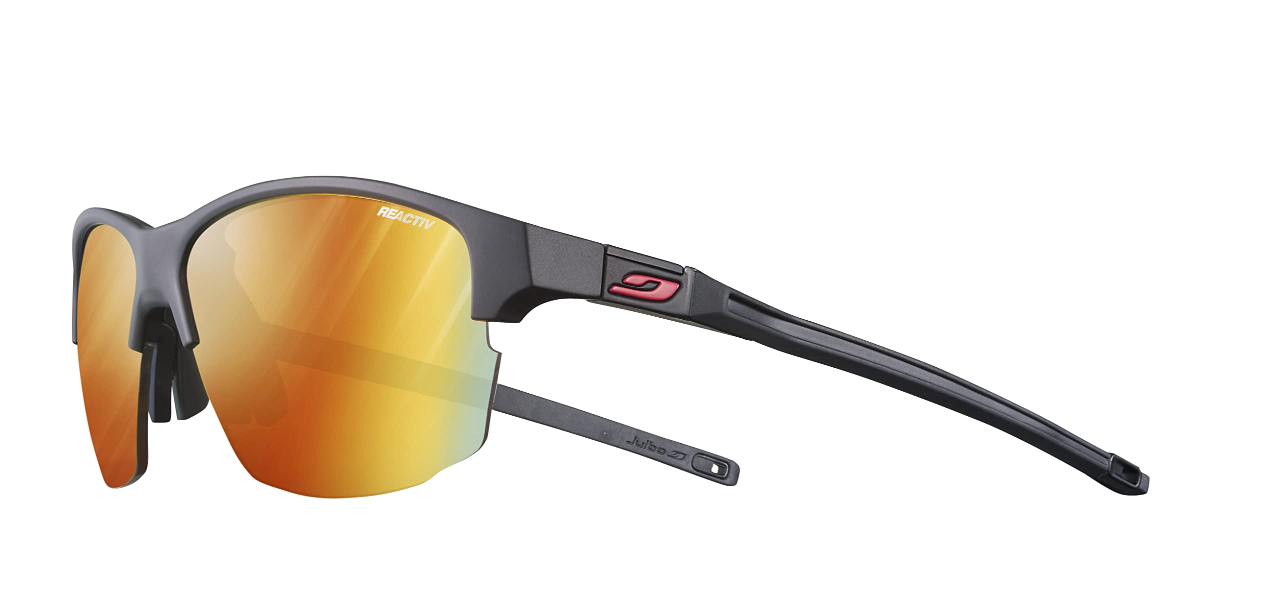 Julbo Unisex SPLIT Sunglasses, Black/Rojo, Talla Única
