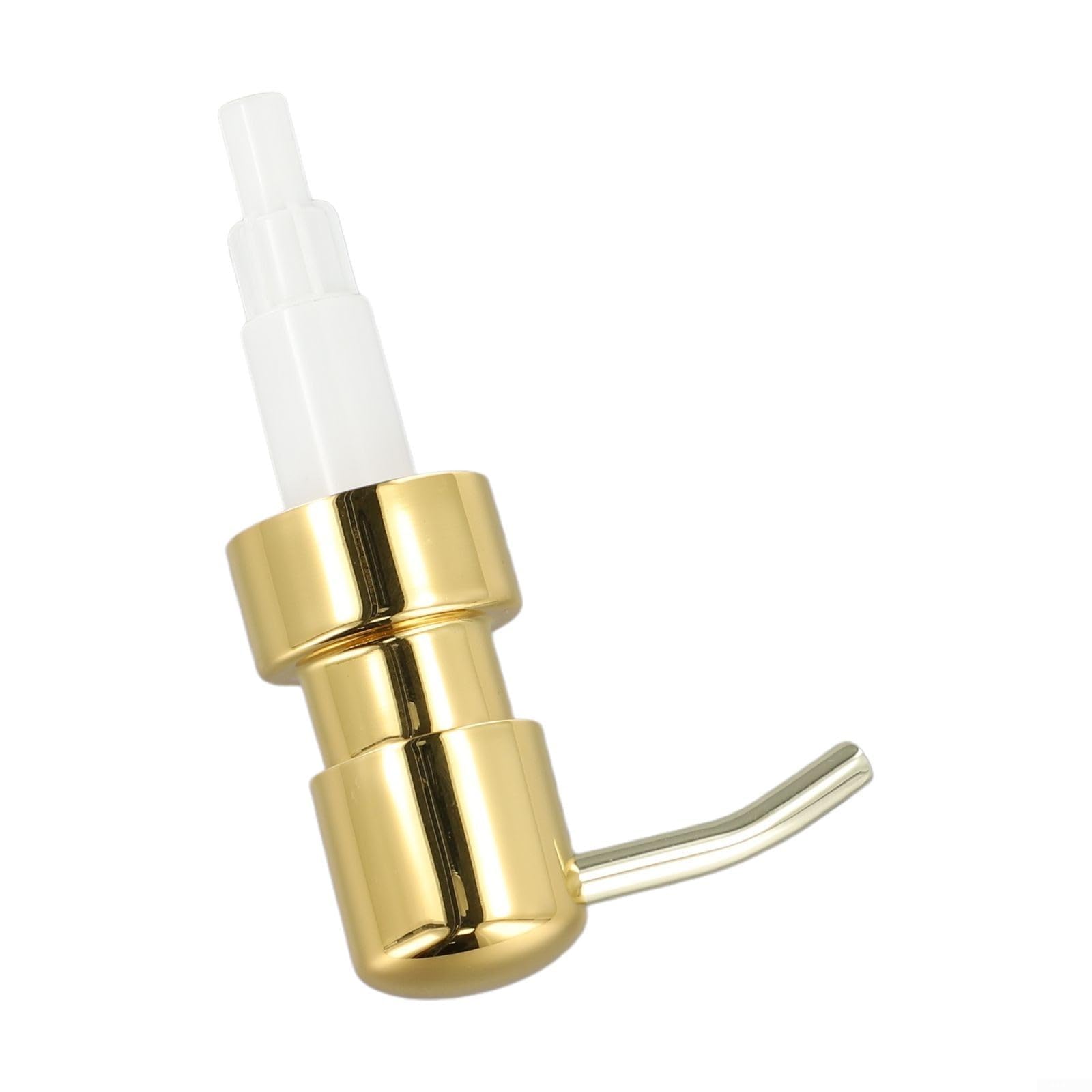 Dispensador de jabón, Cabezal de Bomba loción líquida, jabón Acero Inoxidable(Titanium Gold)