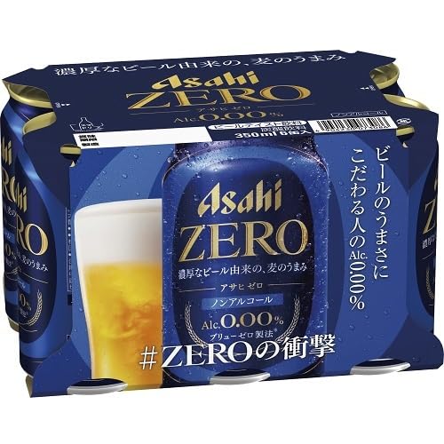 Amazon.co.jp: アサヒ ゼロ 350ml×6缶パック : 食品・飲料・お酒
