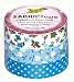 Produktbild folia 27304 - Fabric Tape, Klebeband aus Stoff Blautöne, 3er Set - ideal zum Verzieren und Dekorieren