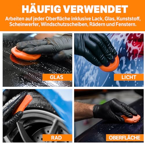 Reinigungsknete Car Clay Bar 4 Pack, 400 g (4 x 100 g), hochwertige, kratzfeste Magic Clay Bars für Auto-Detailing-Reinigungsset mit Wasch- und Adsorptionskapazität für Auto, SUV, Wohnmobil, LKW