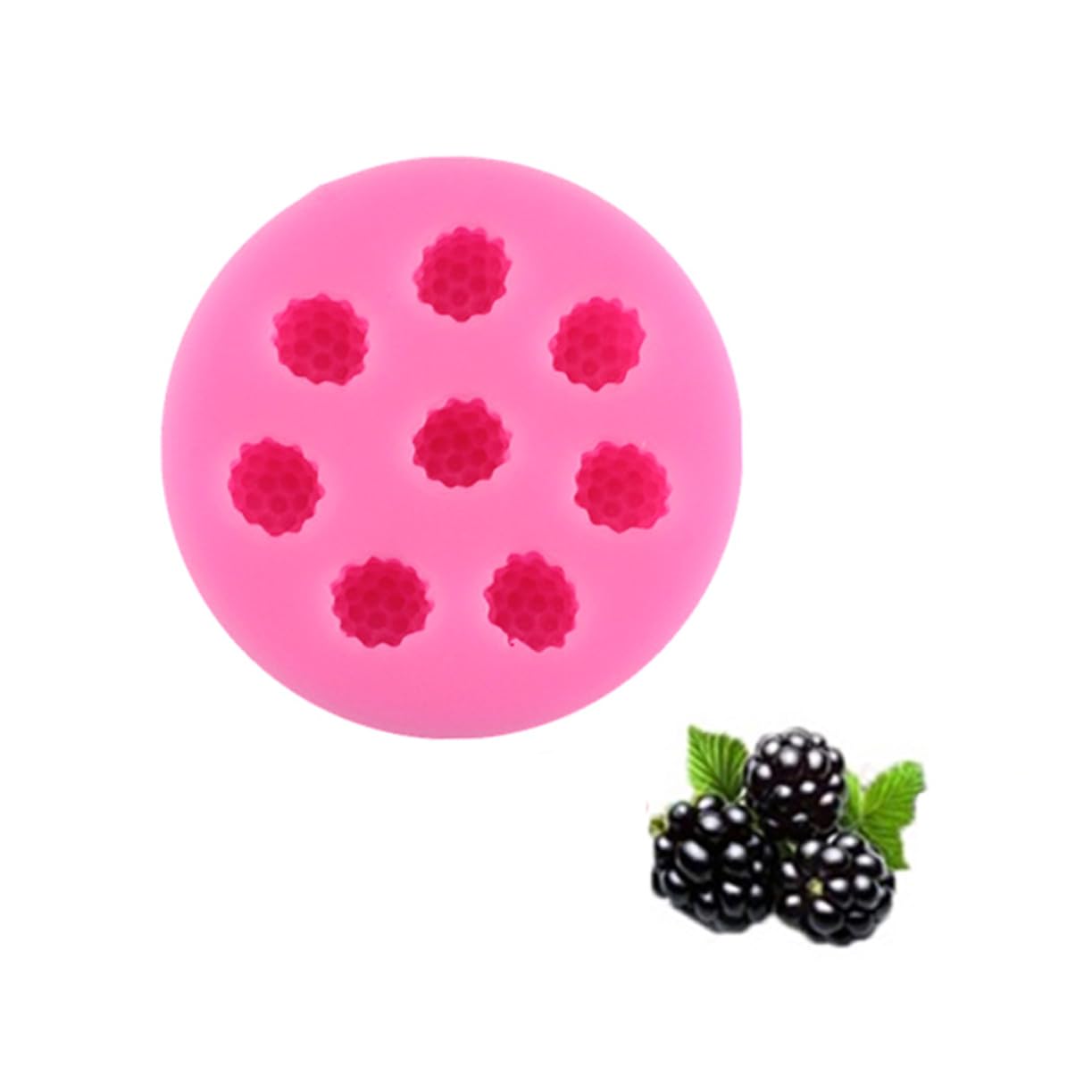 Alipis Lot De 3 Moules À Gâteaux En Silicone À 8 Compartiments Antiadhésifs Et Faciles À Démouler Pour Fondant Chocolat Et Dessert