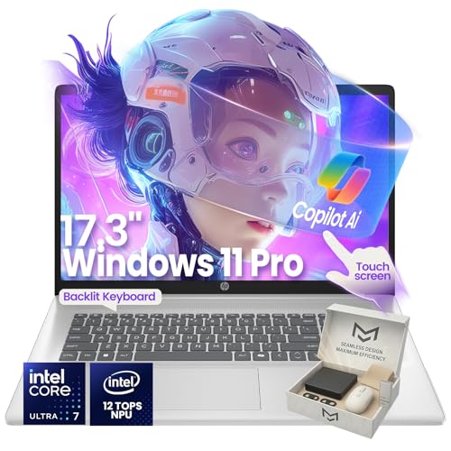 Dell 16インチタッチスクリーンビジネスノートパソコン ? Intel Core 7 150U ? FHD+ディスプレイ - AI Copilotキー、指紋リーダー、バックライト付きKB、アクセサリ付き、Windows 11 Pro、Office Pr
