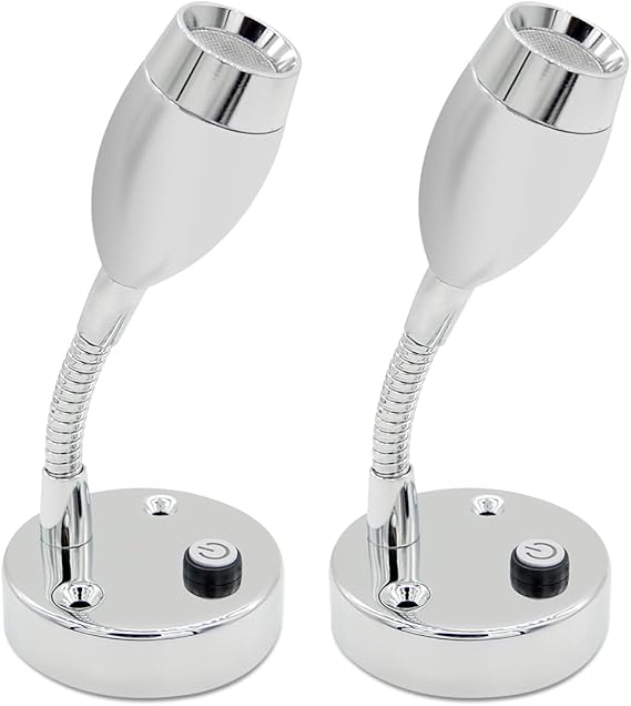 Dream Lighting 12v LED Reading Wall Light with Programmed Switch