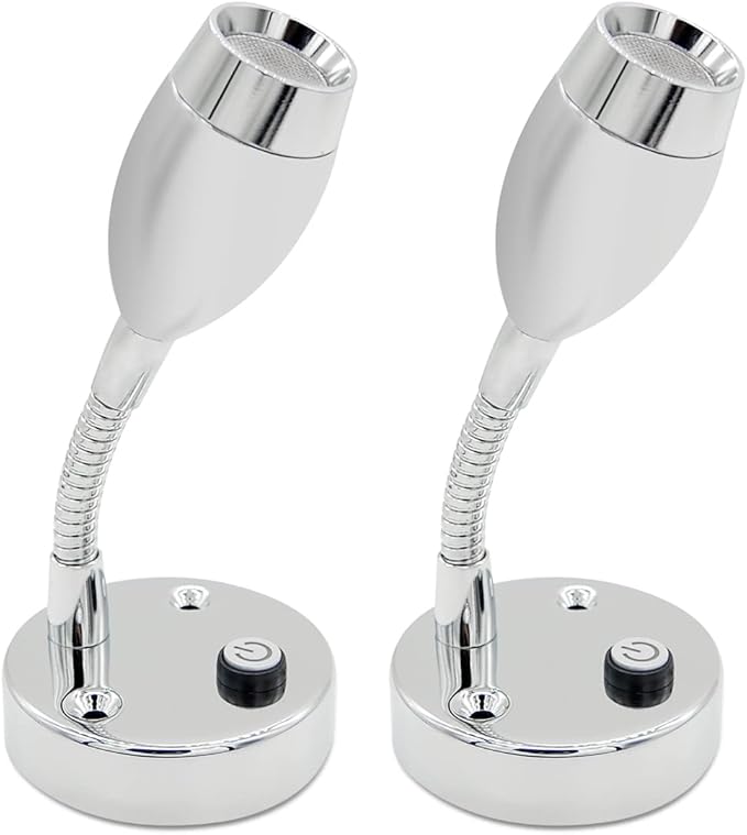 Dream Lighting 12v LED Reading Wall Light with Programmed Switch