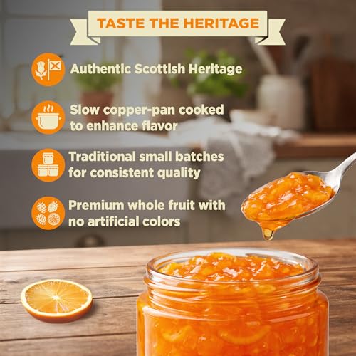Image of Mackays Seville Orange Marmalade 340g | Made with Real Seville Oranges | Traditional Copper Pan Cooked | Vegan | Imported from Scotland