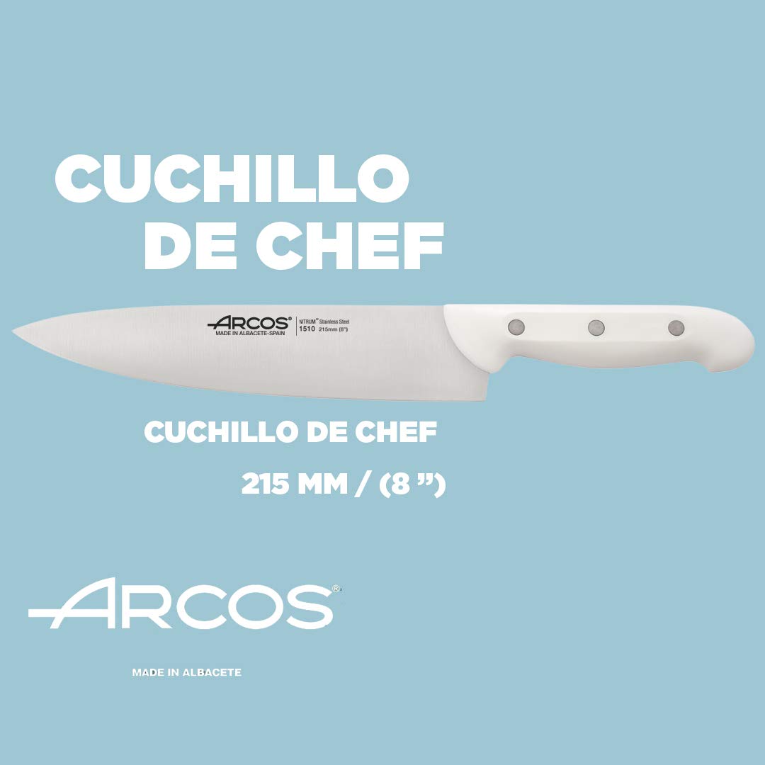 Arcos Serie Maitres - Ensemble de couteaux de cuisine (Blanc)