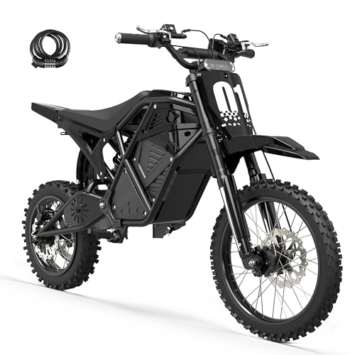 ESKUTE Electric Dirt Bike for Teens Adults, Mid-Drive Motor 3500W