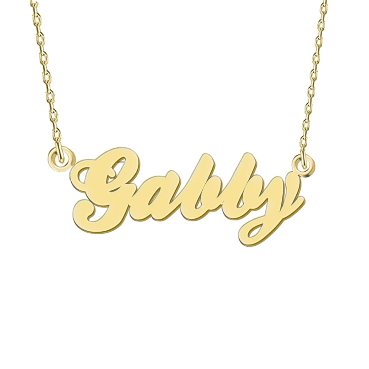 BeautyLiLi Custom Name Necklace Personalized Silver Gold Customized Women Name Jewelry Stainless Steel