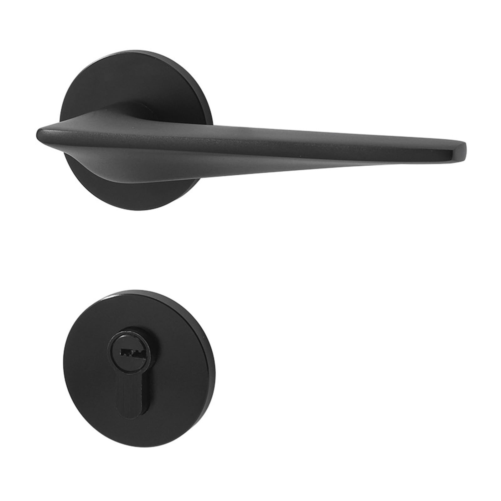 Czarny aluminiowy aluminiowy amerykański styl magnetyczny cichy zamek