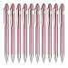 TIESOME 10Stück Rose Gold Kugelschreiber mit Stylusspitze, 1,0 mm 2 in 1 Einziehbarer Schwarze Tinte Metallstift Mittlere Spitze Schreibstift Stylus Pen für Touchscreens Schule Büro Geschenkartikel Stylus Pen günstig Kaufen-TIESOME 10Stück Rose Gold Kugelschreiber mit Stylusspitze, 1,0 mm 2 in 1 Einziehbarer Schwarze Tinte Metallstift Mittlere Spitze Schreibstift Stylus Pen für Touchscreens Schule Büro Geschenkartikel
