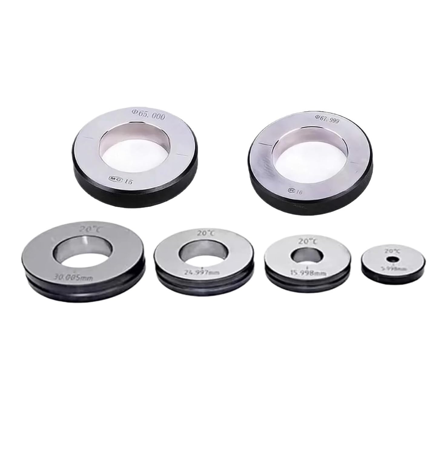 Calibre de anillo de ajuste de 6 a 30 mm de diámetro interior, medición precisa de 0,002 mm, diseño suave fijo para ingeniería y mecanizado de precisión