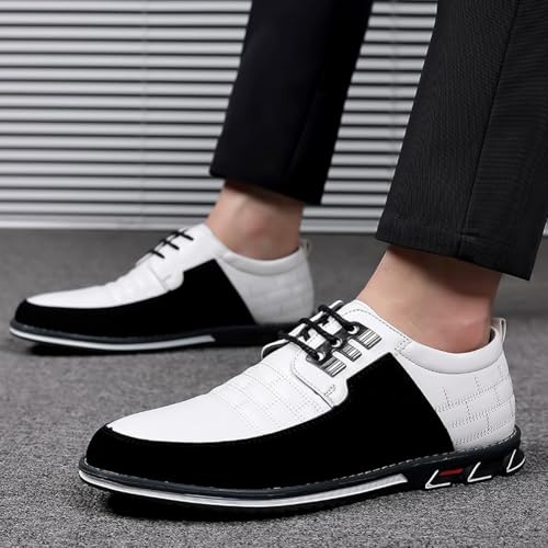 Image of Men's Premium Casual Lace Up Walking Shoes Business Driving Oxford Shoes