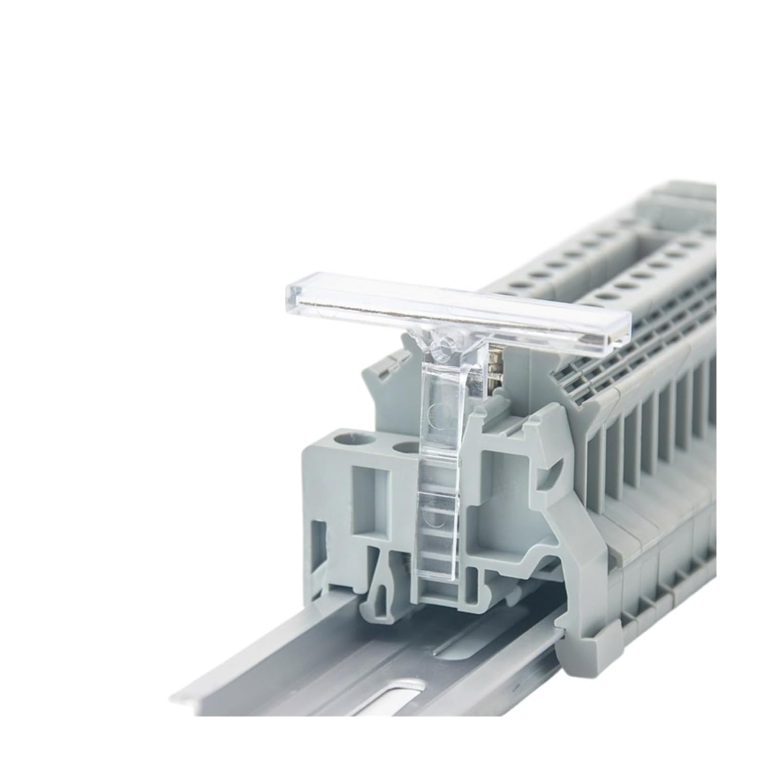 10 Pieces B1 B2 UBE/D Marking Labels for mounting on DIN Rail NS35, for Identifying Terminal Strip Groups, Fixing feet for mounting Marking(B2)