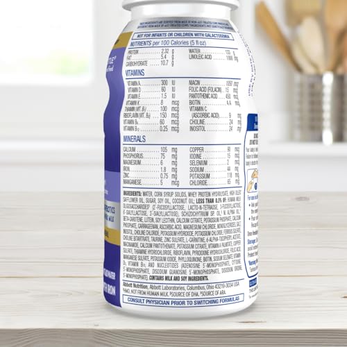 Similac 360 Total Care Gentle Comfort Baby Formula, Easy-to-Digest Formula, Has 5 HMO Prebiotics, Ready-to-Feed Infant Formula, 8-fl-oz Bottle, Pack of 24 - image 8