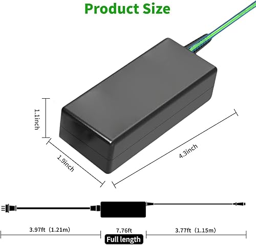 Miniatura 5 de Adaptador de 15 V CACC compatible con GPO Brooklyn 1980S-Style 80's Retro Boombox portátil Cassette reproductor de CD Radio FM Boom Box Altavoz