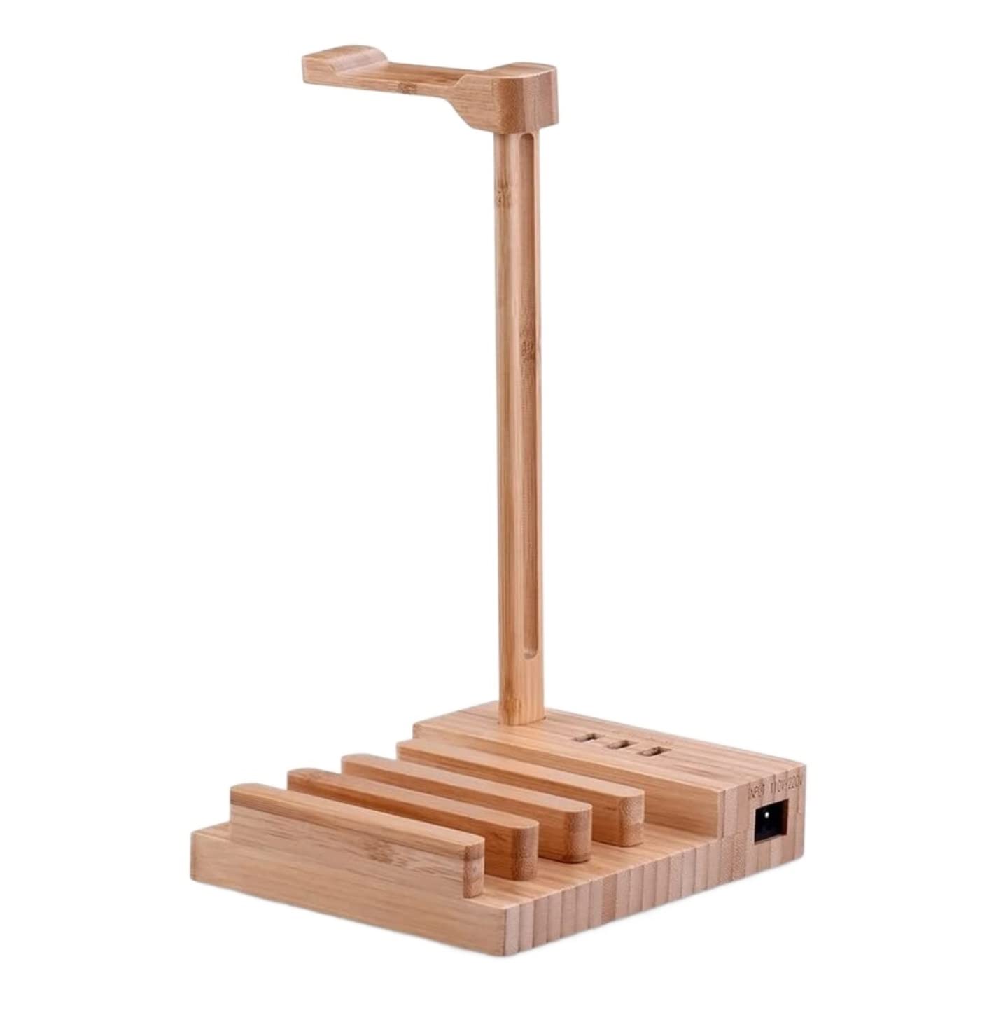 soporte para auriculares, Soporte de madera ligero for colgar auriculares