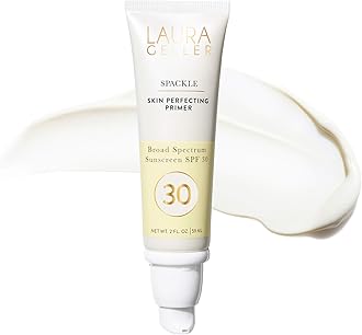 LAURA GELLER NEW YORK Spackle Skin Perfecting Primer Broad Spectrum Sunscreen SPF 30 - Primer for Face Before Makeup with Sun Protection for a Dewy Glow