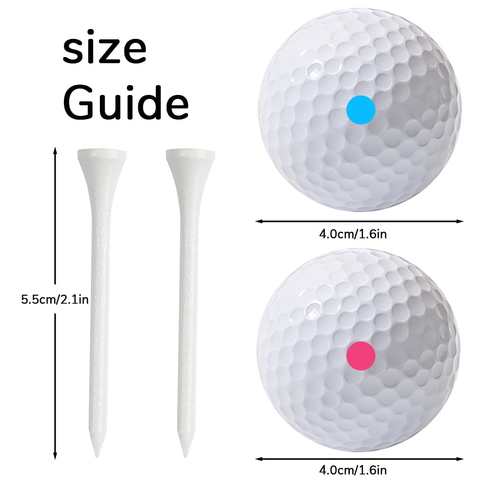 Gender Reveal Golf Ball dla płci Ujawnienie Baby Shower Gender Reveal Party Games