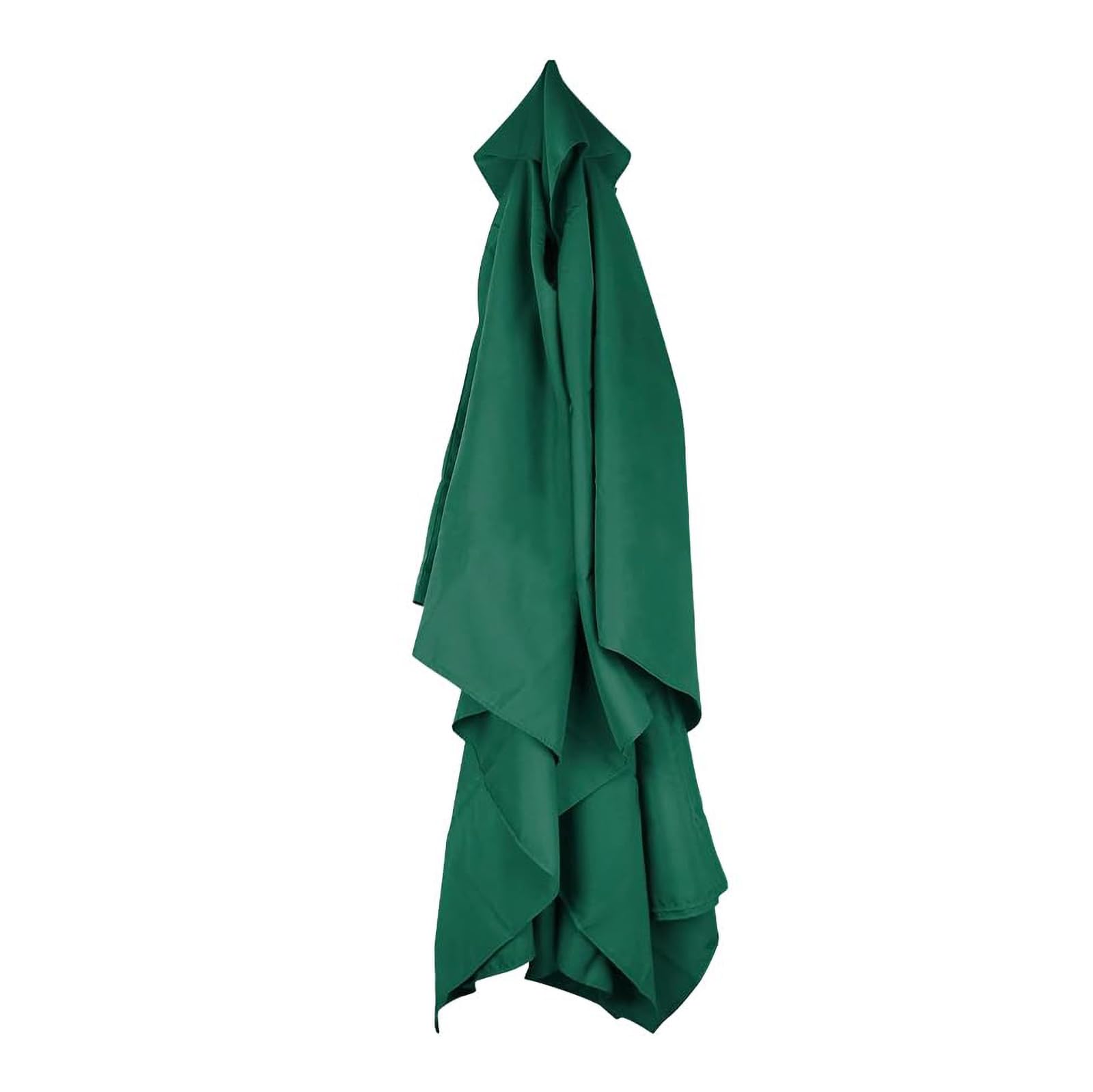 Kdqrmvv Green Replacement Parasol Canopy 8 Arms 3.5M For Outdoor Overhang Cantilever Garden Table Umbrella Cover(Color:green)