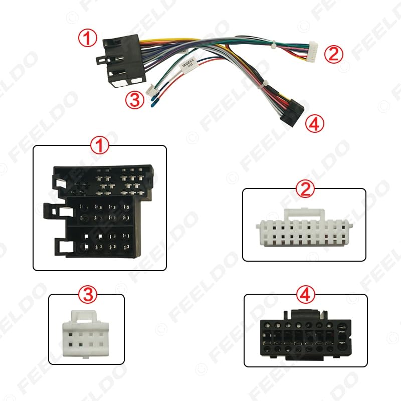 Car 16pin for Audio Wiring Harness with Canbus Box for Renault Captur Duster Aftermarket Stereo Installation Wire Adapter - (Color Name: Harness CANBUS Box)