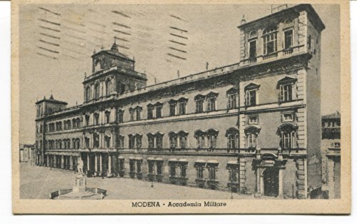 1941 Modena Accademia Militare Guller Ferrovia dest. Lucca FP B/N VG Cartolina Postale