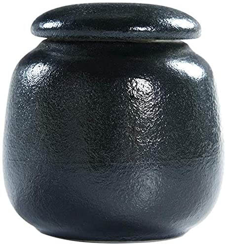 火葬壷記念壷人間の灰のためのミニ壷ミニ埋葬火葬壷成人またはペットのための灰壷家庭での記念埋葬セラミックストロングシール6.46.8cm葬儀容器（色：＃10）、色：＃