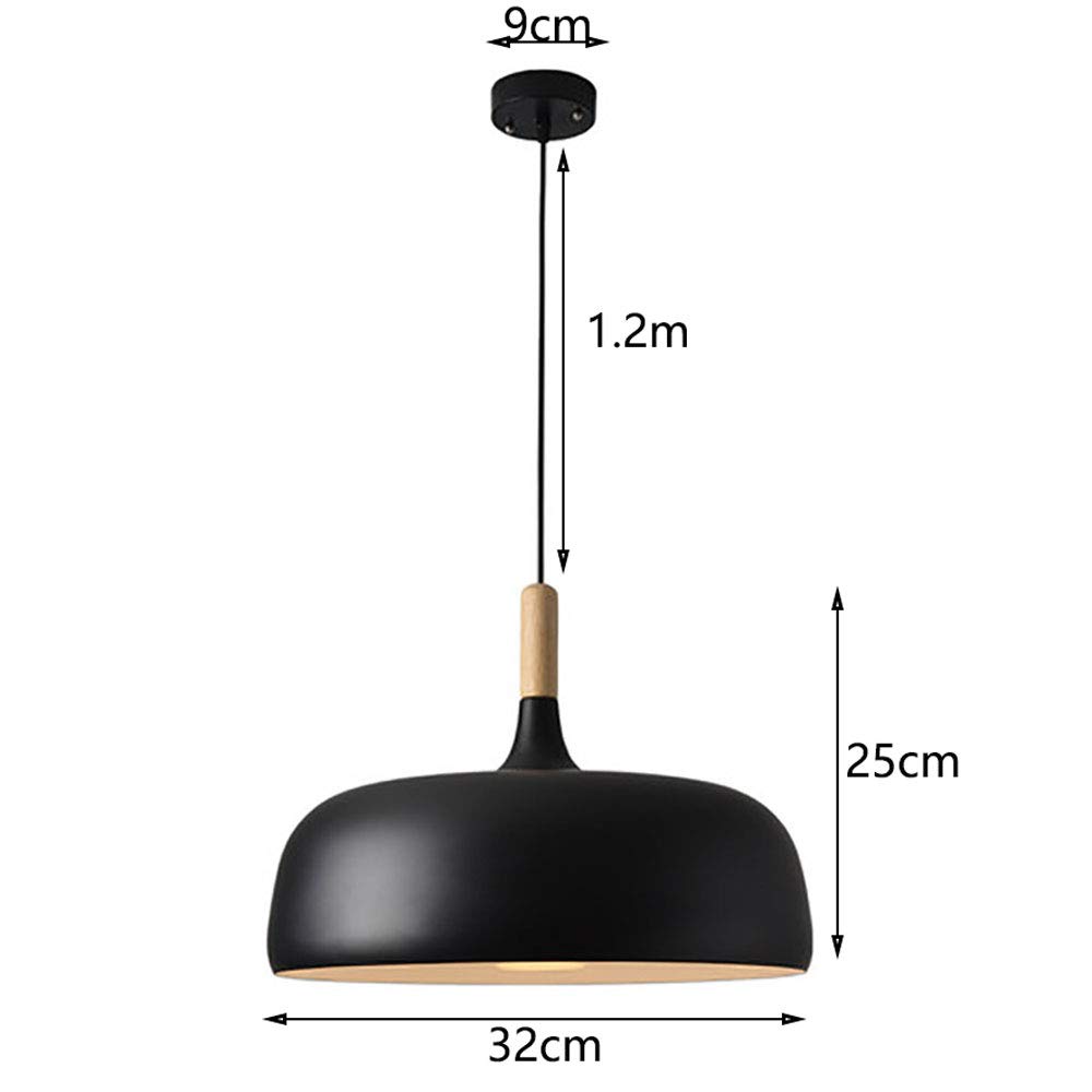Nowoczesna Lampa Wisząca Elegance Żyrandol Metalowy Kuchnia Wyspa Jadalnia z Drewnem Dębowym Wisząca Oprawa Oświetleniowa Do Do Kuchni, Sypialni, Jadalni, Restauracji SHUANGZ