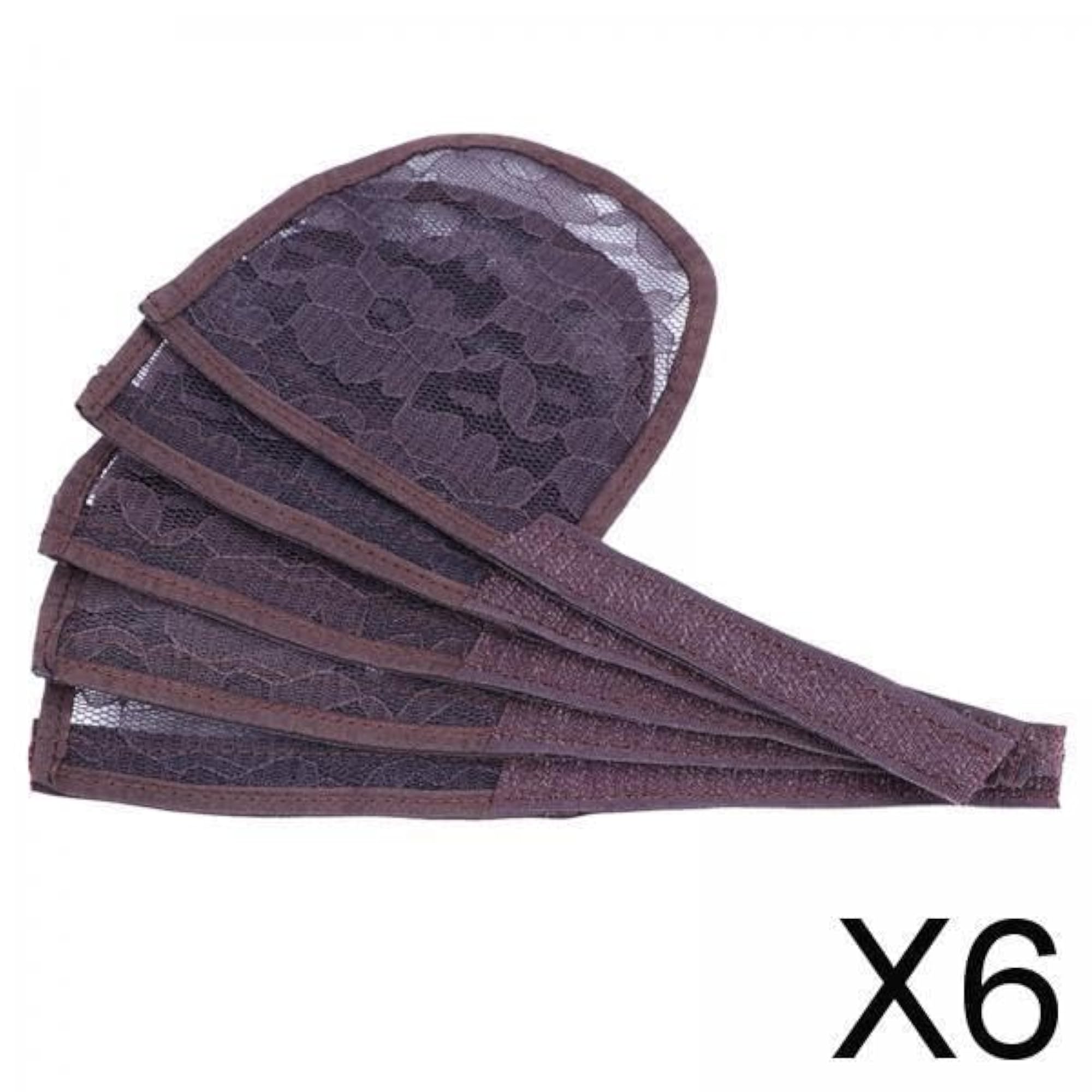 6X5Pcs Hair Net for Making Ponytail Weaving Net Wig Caps