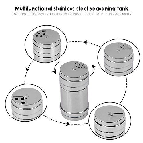 Lembeauty, barattoli professionali in acciaio inox...