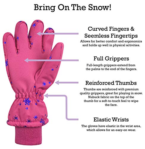 Image of N'Ice Caps Kids Waterproof Winter Thinsulate Warm Gloves