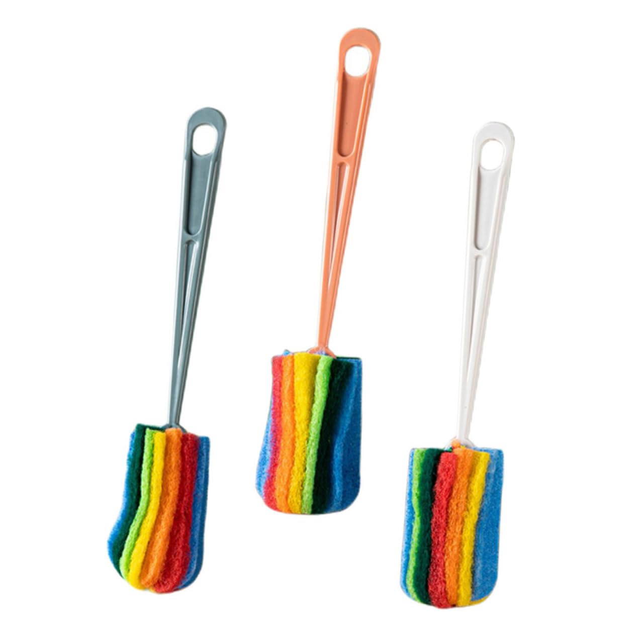 FRCOLOR 15stücke Lange Grifflänge Reinigungsbürste Teilig Vielseitige Flaschen Und Tassenbürste Für Schmale Hälsen Effektive Reinigung Für Weinbecher Milchflaschen Und Wasserbecher