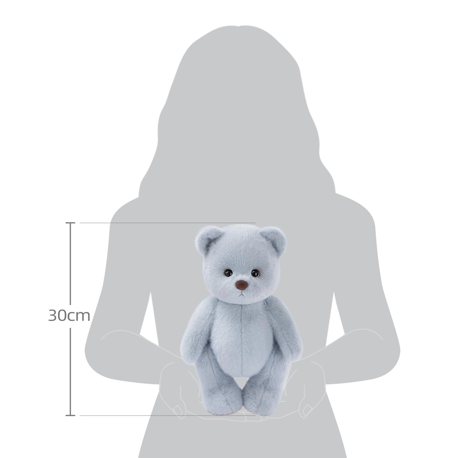 Amazon.co.jp: TeddyTales リナベア ハンドメイド ぬいぐるみ 