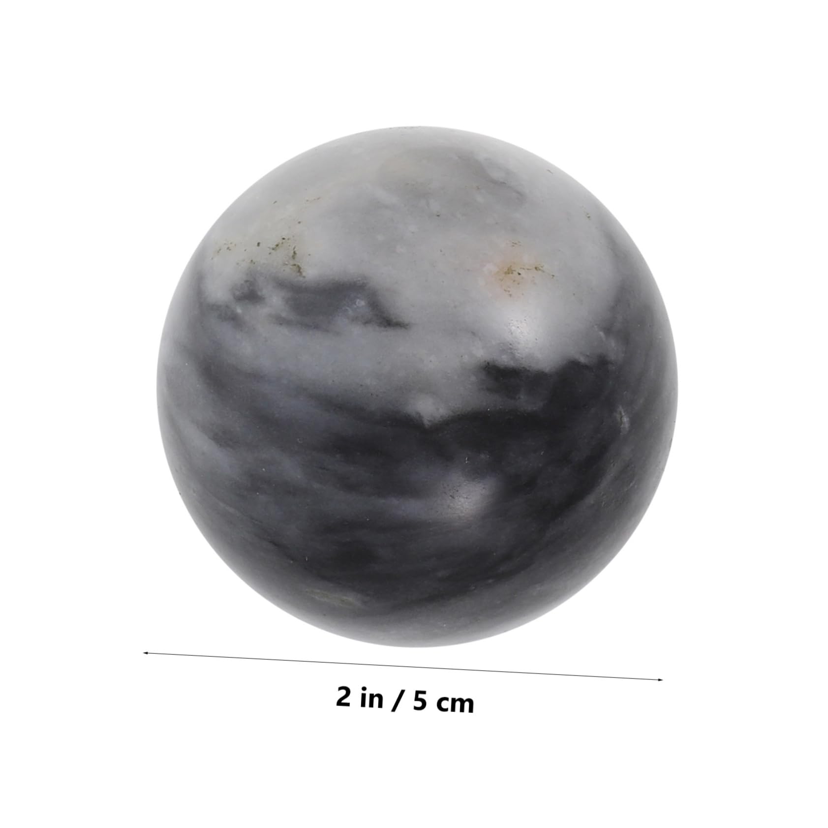 IWOWHERO Natural Jade Massage Set 5cm Baoding Balls Hand Exercise Balls for Hand Therapy