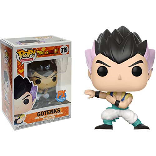 Funko Gotenks (PX Exclusive): Dragonball Super x POP! Animation Vinyl Figure & 1 PET Plastic Graphical Protector Bundle [#319 / 24751 - B]