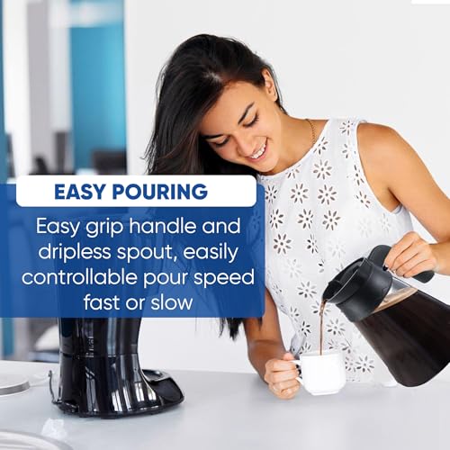 Replacement 6-Cup Glass Carafe for Ninja Coffee Bar Brewers CF080, CF081, CF082 & More, BPA-Free with Ergonomic Handle & Dripless Spout - Image 7