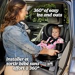Graco EasyTurn 360 2-in-1 Convertible Car Seat | 1.8-30 kg (4-65 lb), Rotating Rear and Forward-Facing Car Seat